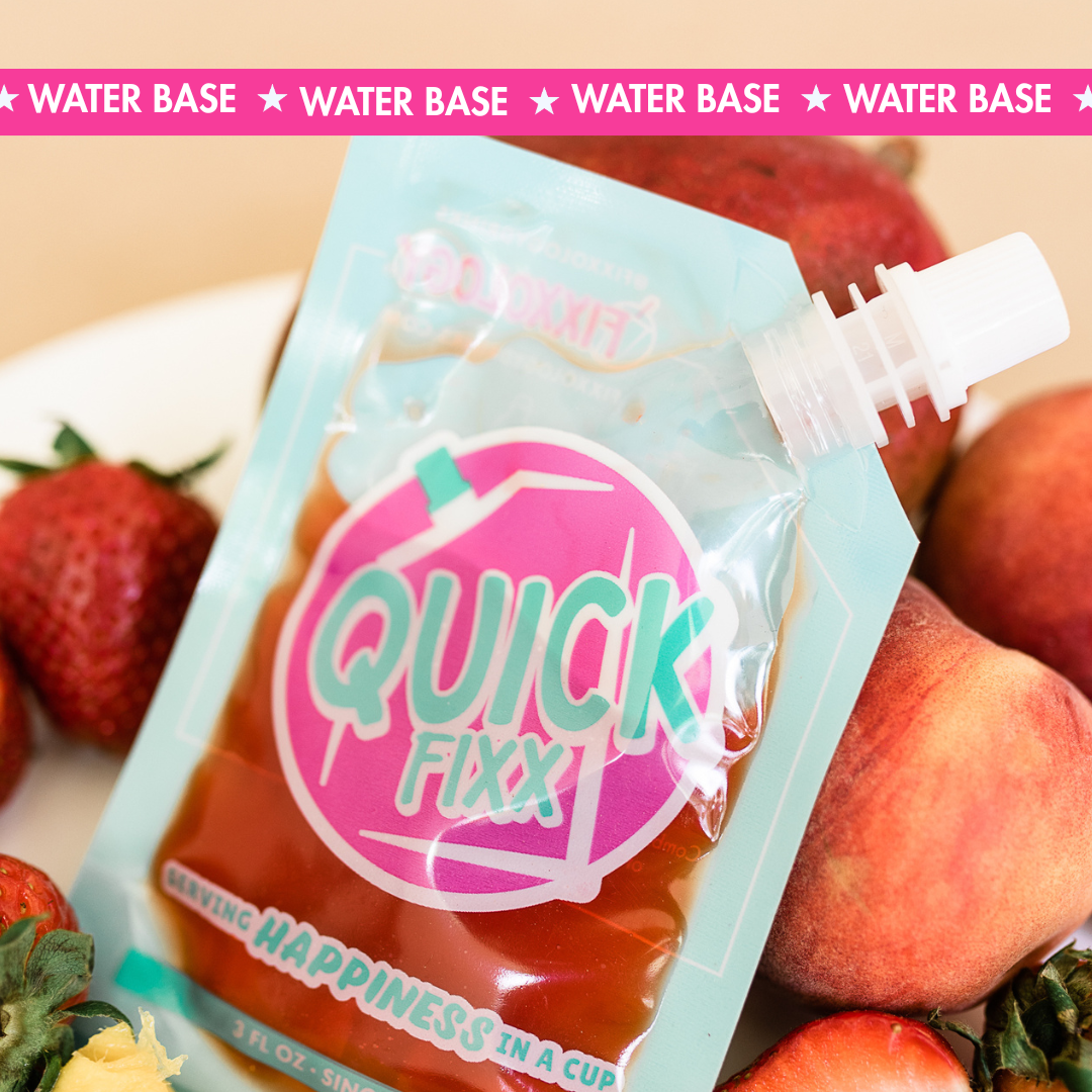Caffeinated Flavored Water Packets | QuickFIXX by Fixxology