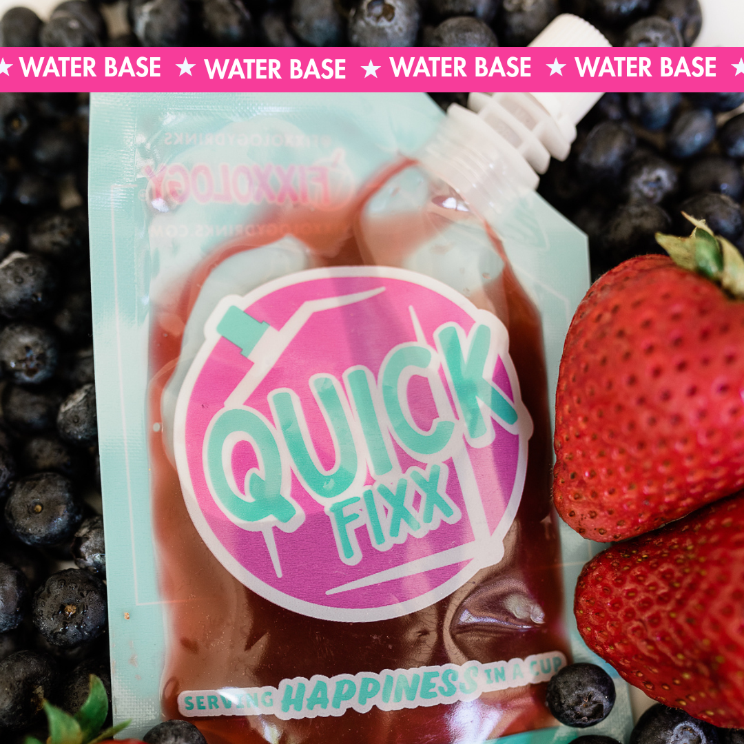 Caffeinated Flavored Water Packets | QuickFIXX by Fixxology
