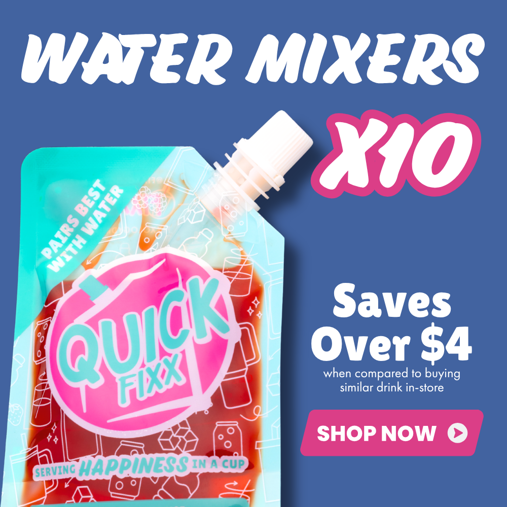 QuickFIXX Refresher 10-Pack Energy Drink Mix | Fixxology