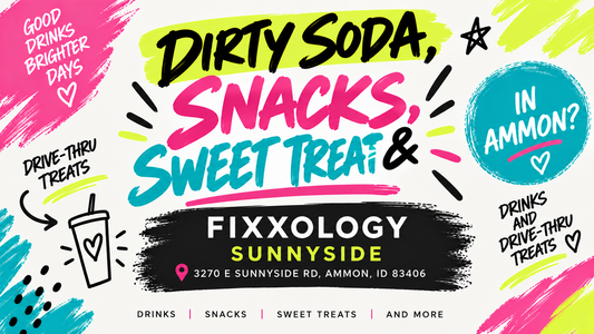 Dirty Soda, Sweet Treats & Drive-Thru Drinks in Ammon, Idaho