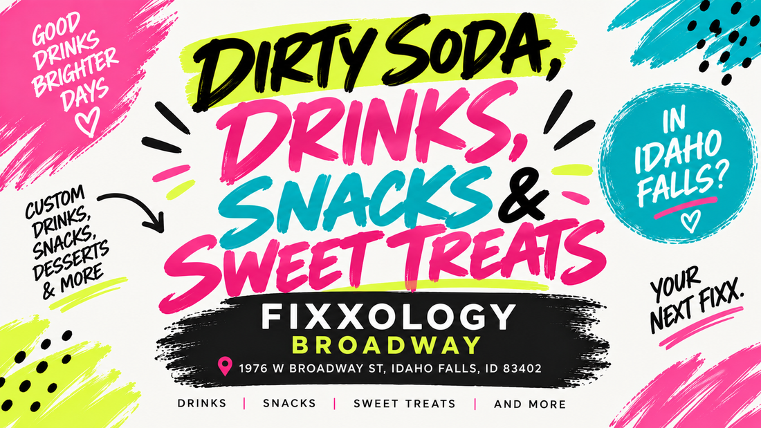 Dirty Soda, Sweet Treats & Snacks on West Broadway in Idaho Falls