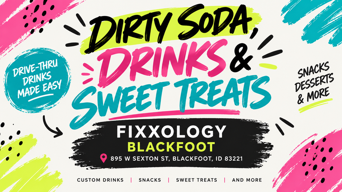 Dirty Soda, Drive-Thru Drinks & Sweet Treats in Blackfoot, Idaho