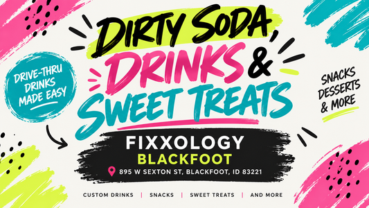 Dirty Soda, Drive-Thru Drinks & Sweet Treats in Blackfoot, Idaho