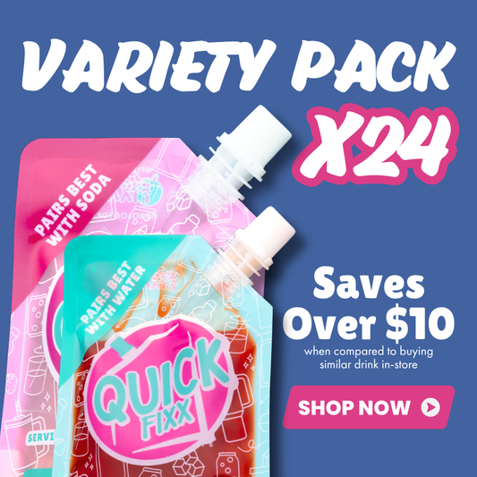 QuickFIXX Variety Pack (24 Packs) + Free Gift with Purchase