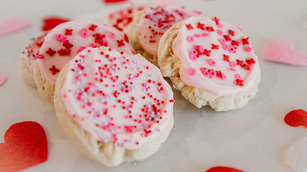 Fixxology Mini Sugar Cookies | 4 for $6 Mini Valentine Sugar Cookies